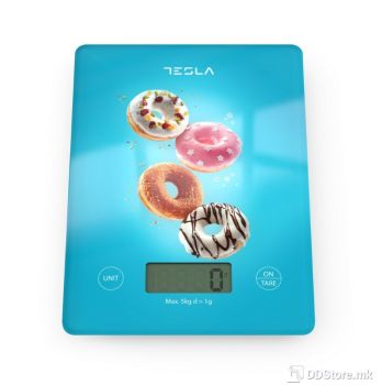 Tesla KS100BL Kitchen scale Blue 5kg