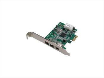 CONVERTOR PCI-E (1x) TO 2x FW400 ext, 1x FW800 ext, Texas Instruments XIO2200A, DC-FW800