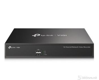 TP-Link VIGI NVR1016H 16 Channel Network Video Recorder, 24/7 Continuous Recording
