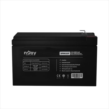 NJOY GP09122F UPS BATTERY 12V 9Ah 30.55W/cell Battery, T2/F2