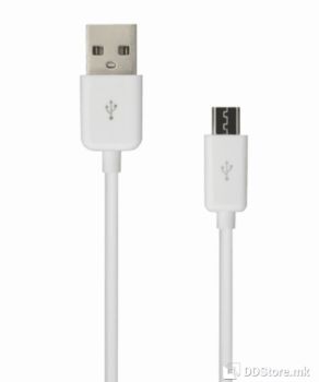 Cable USB 2.0 A-plug to Micro B-plug 1m SBOX White