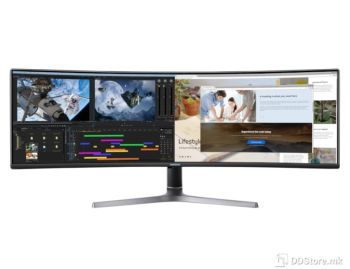 Monitor 49" Samsung LC49RG90SSRXEN Gaming Curved, Dual QHD 5120x1440 HDMI,2xDP,4xUSB 4ms 120Hz