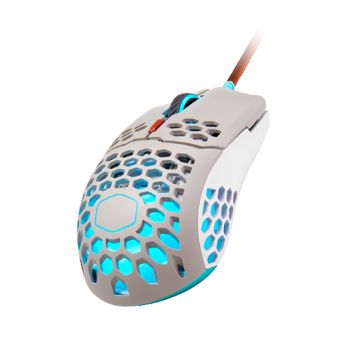 CoolerMaster MM711 Retro Gaming Mouse with Lightweight Honeycomb Shell (60g), Ultraweave Cable, 16000 DPI Optical Sensor and RGB Accent