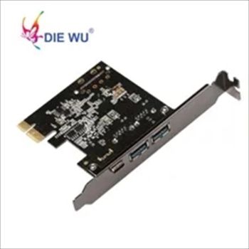 CONVERTOR PCI-E TO 2 X USB 3.0 + Type-C DIEWU TXB055, Chipset:VL805