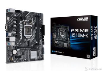 ASUS 1200 H510M-K PRIME 2xDDR4 3200MHz, VGA,HDMI, PCIex16 4.0