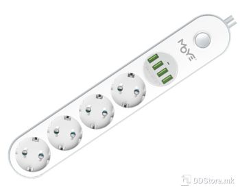 Power Protector MOYE Voltaic 4 sockets/16A/4000W/4 USB