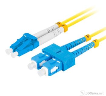 Cable Fiber Optic Duplex SM SC/UPC-SC/UPC 5m Lanberg Yellow