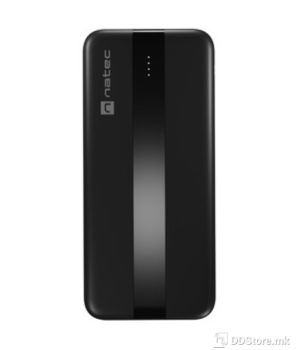 Power Bank Natec Trevi Slim 10000mAh Dual USB + Type-C Black