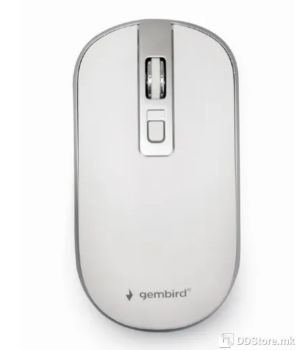 Mouse Gembird Wireless MUSW-4B-06 Optical 1600DPI White/Silver