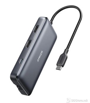 USB Hub Anker 553 Type-C Multiport USB3.0x2/USB-C/HDMIx2/Gigabit Ethernet/Card Reader