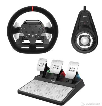 PXN V10 Driving Wheel, 900&270 degree force feedback steering wheel with pedals/shifter