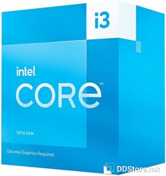 Intel Processor Core i3-13100F, box, LGA 1700, 4-cores, 3.4GHz, 12MB