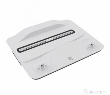 Charging Dock White Shark Guard for PS5 w/Cooling Pad