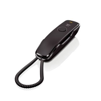 Gigaset DA210, corded telephone, Last number redial, 10 speed dial entries, Wall-mountable