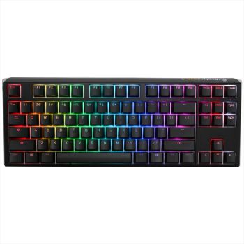 KEYBOARD MECHANICAL DUCKY ONE 3 TKL RGB PBT Double-shot keycaps HOT-SWAPPABLE Cherry MX Blue, Black, DKON2187ST-CUSPDCLAWSC1