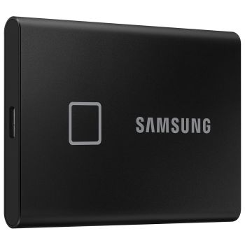 Samsung Portable SSD T7 1TB ( Black ), Shock-resistance, Password protection 256-bit, Up to  1050 MB/s, MU-PC1T0K/WW