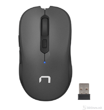 Mouse Natec Wireless Siskin Silent 2400DPI Black-Gray