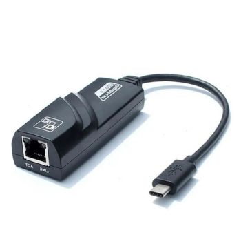 Power Box USB3.1 TO Gigabit adapter, 20cm cable, 1000mb/s, black