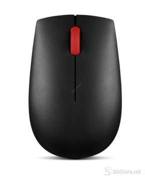 Lenovo Essential Wireless compact Mouse Small size; Optical sensor with 1000 DPI resolution, 1 AA battery