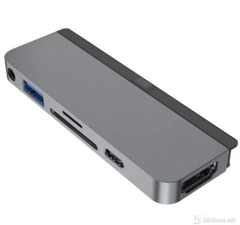 USB-C HUB Hyper 6in1 for iPad Pro/Air HDMI/1XUSB/1XUSB-C/CardReader/Audio Jack