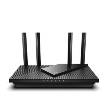 TP-Link Archer AX55 Pro AX3000 Dual-Band Wi-Fi 6 Router, SPEED: 574 Mbps at 2.4 GHz + 2402 Mbps at 5 GHz, SPEC: 4× Antennas,1× 2.5 Gbps