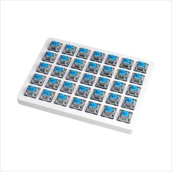 KEYBOARD SWITCH SET MECHANICAL KEYCHRON Gateron Z62 BLUE (x35 pieces) Cherry/Gateron/Kailh compatible