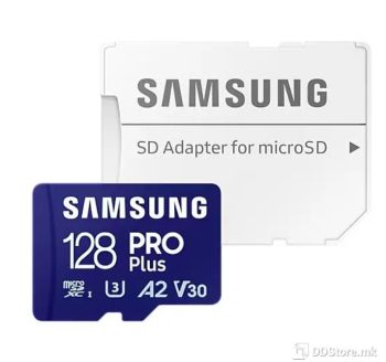 Secure Digital Micro Samsung 128GB SDXC PRO Plus cl10 180R/130W UHS-I U3 V30