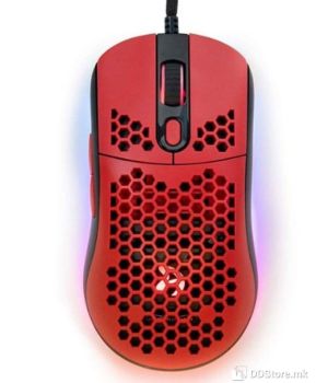 Mouse Arozzi Favo Ultra Light 16000DPI RGB Black/Red Gaming