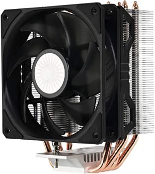 Cooler Master Hyper 212 Evo V2 with LGA 1700 support, Universal Tower cooler, 4 CDC heatpipes, 120mm 650-1850RPM PWM fan, RR-2V2E-18PK-