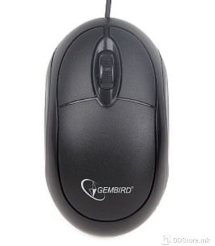 Mouse Gembird MUS-U-01 Optical Black 1000DPI USB