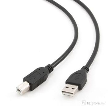 Cable USB 2.0 A to B 4.5m Black Professional