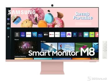 Monitor 32" Samsung LS32BM80PUUXEN Smart M8 UHD 3840x2160, HDMI, USB-C,HDR10, Pink