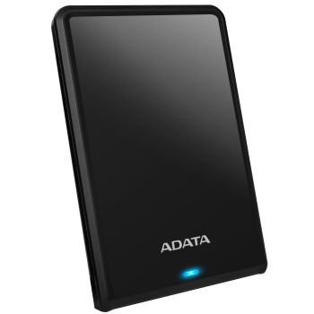 ADATA 1TB HV620S 2.5” External Hard Drive, Black, USB 3.2 Gen 1, backward compatible with USB 2.0, Slim Design (11.5mm thick), AHV620S-