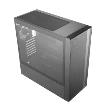 CoolerMaster MasterBox NR600 without ODD, ATX Mid-Tower with Front Mesh Ventilation, Minimal Design, pure and simple design that is foc