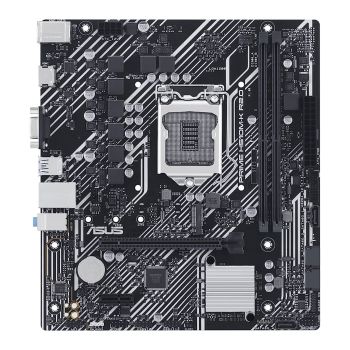 ASUS PRIME H510M-K R2.0, Intel H470 (LGA 1200) micro ATX motherboard with PCIe 4.0, 32Gbps M.2 slot, HDMI, VGA, USB 3.2 Gen 1 Type-A, S