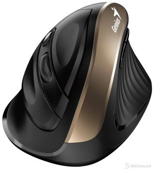 Genius Ergo 8250s Laser mouse, 5 buttons, USB, 1600dpi, Champagne GOLD