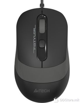 Mouse A4 FM10S Silent USB Grey