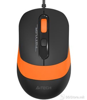Mouse A4 FM10S Silent USB Orange