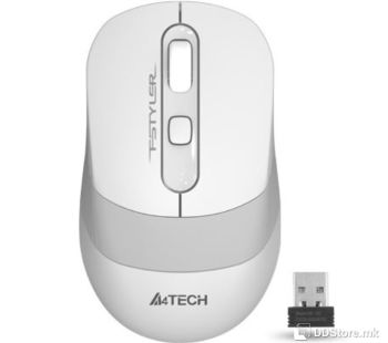 Mouse A4 FG10S Wireless Silent USB White