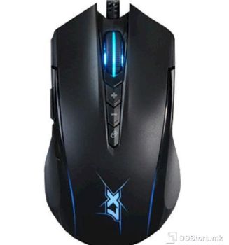 Mouse A4 X89 Gaming Oscar Neon 2400 DPI Adjustable Black