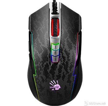 Mouse A4 P93S Bloody Gaming RGB USB Stone Black Activated