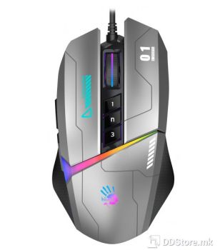 Mouse A4 W60 Max Bloody Gaming USB Gun Grey Activated
