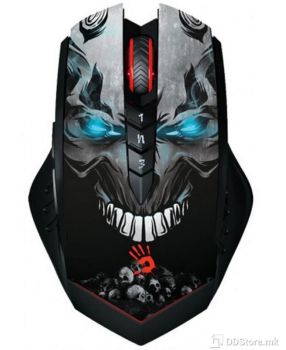 Mouse A4 R80 Plus Bloody Gaming Wireless Skull Activated