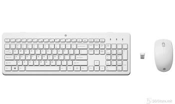 HP Keyboard & Mouse Wireless 230, White