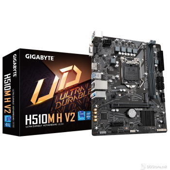MB Gigabyte H510M H V2 LGA1200 DDR4 3200MHz SATA3 M.2 USB3.2 GBit LAN PCIe 4.0 HDMI/VGA