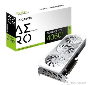 Gigabyte GeForce RTX 4060 Ti AERO OC 8GB GDDR6 2XHDMI/2xDP DX12U PCIe 4.0 WINDFORCE 3X