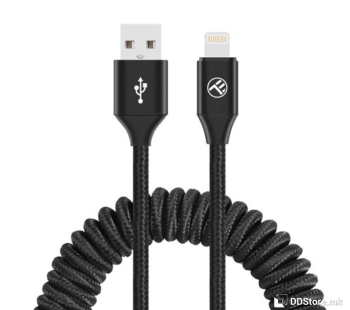 USB Cable for Apple Lightning Tellur 1.8m Extendable 3A Black