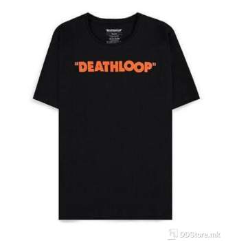 T-SHIRT DEATHLOOP (LOGO), Black Size XL