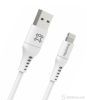 Cable USB-A to Lightning 2m XtremeMac Ultra Flexible MFI White
