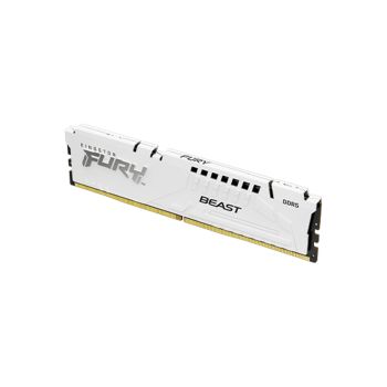 Kingston 32GB 5600MHz DDR5 CL36 DIMM, FURY Beast White Heat Spreader EXPO, KF556C36BWE-32